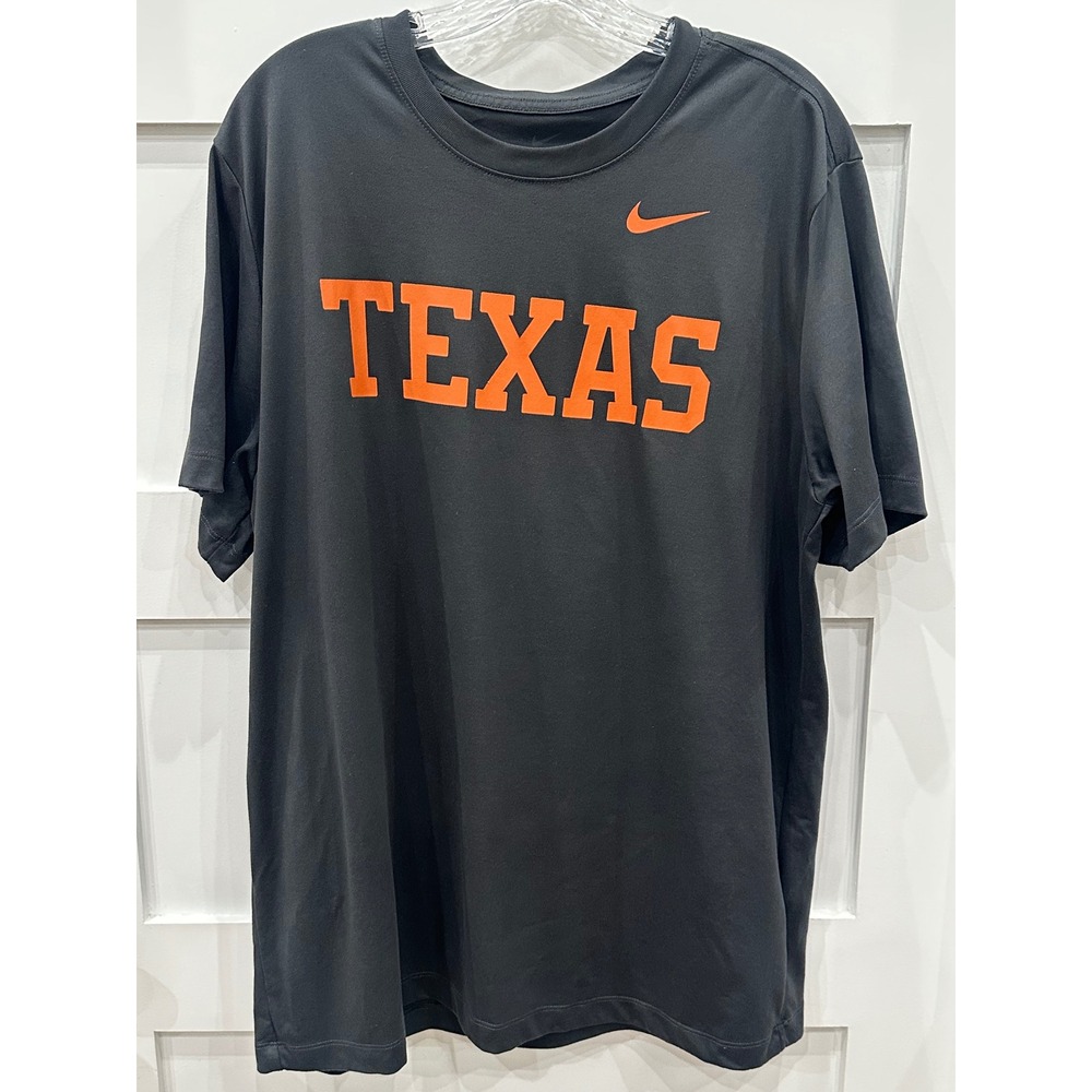 Nike Texas Longhorns Dri-FIT T-Shirt Mens XL Gray Short Sleeve Performance Tee - Picture 6 of 8